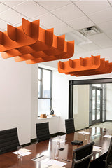 Fin 3D Cloud Baffle