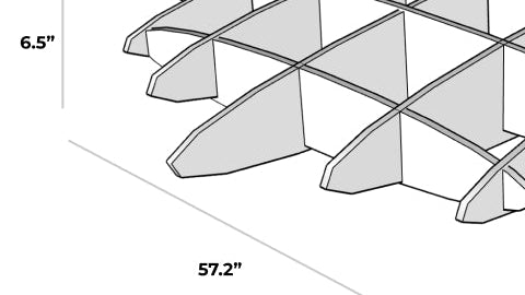 Foil 3D Cloud Baffle