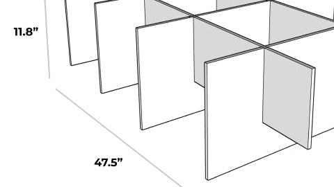 Grid 3D Cloud Baffle
