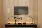 Oak Latte Wood Slat Panels