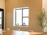 Two-Pack Oak Latte Wood Slat Wall