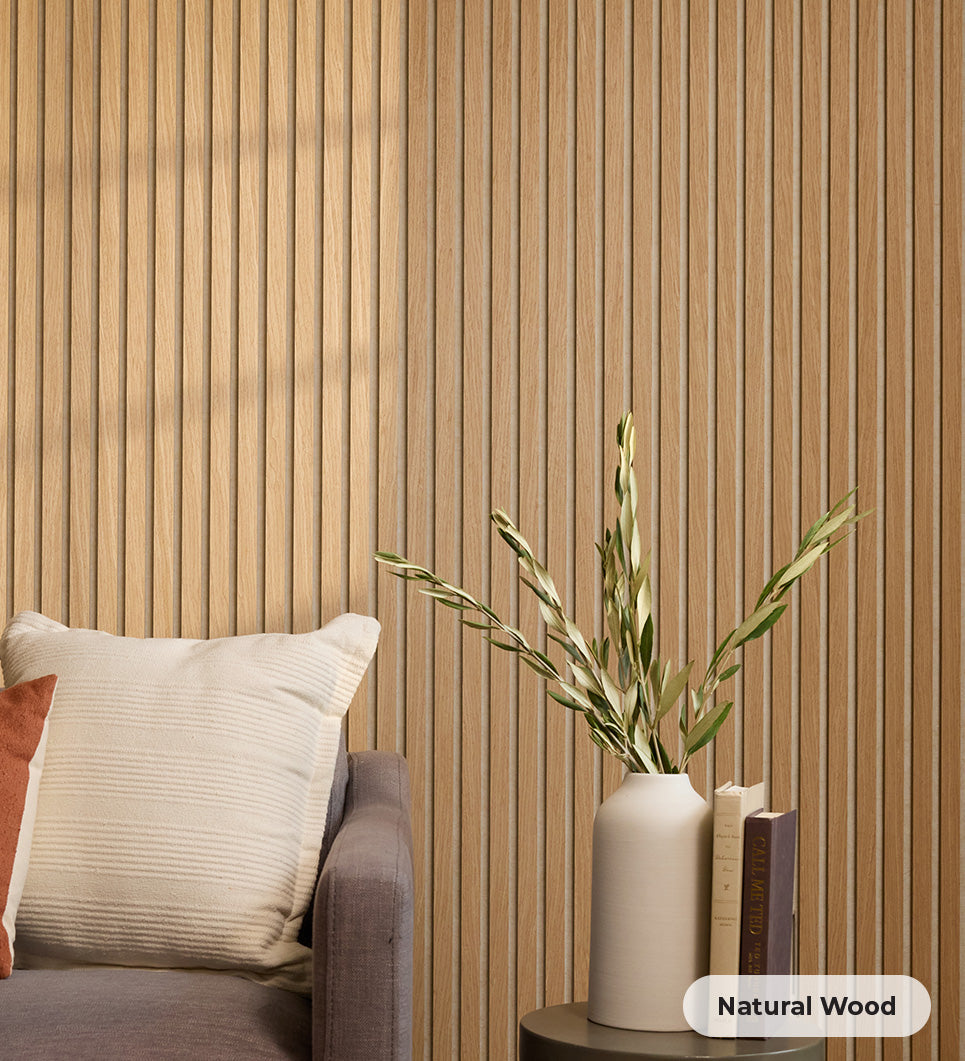 Oak Latte Wood Slat Sample