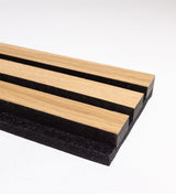 Oak Black Wood Slat Sample
