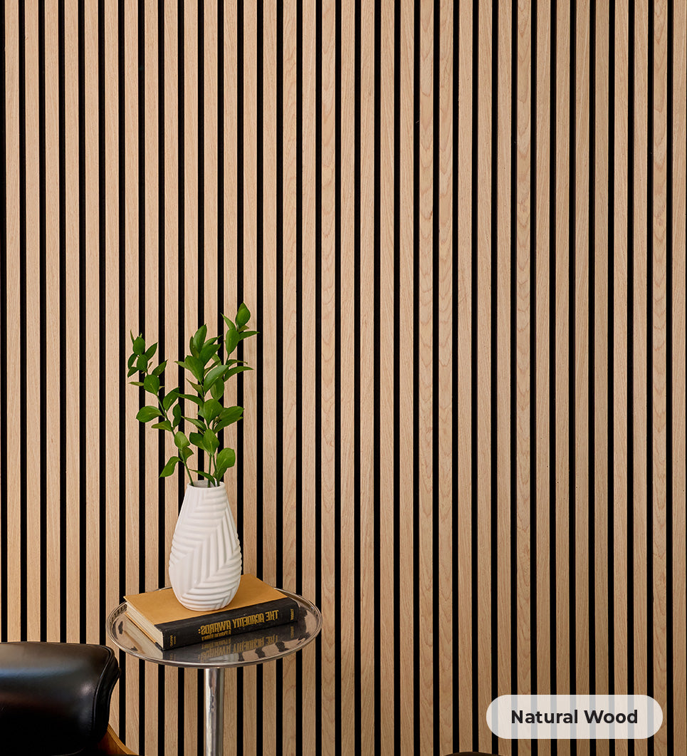 Oak Black Wood Slat Sample