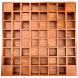 Pine Wood Acoustic Diffuser - Wooden Acoustic Diffusion Panel For Sound Scattering