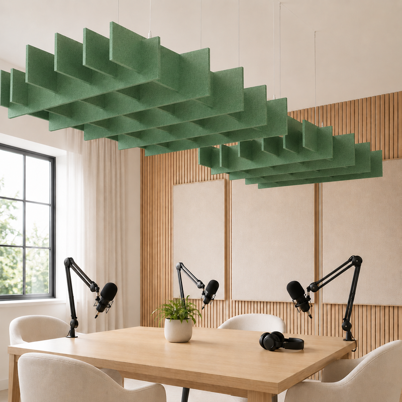 Acoustic ceiling treatment